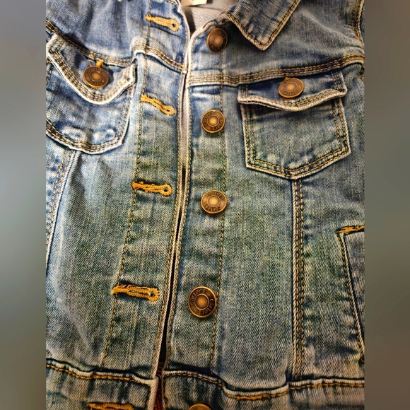 Carter's Denim Jean Jacket/3T/Blue - Picture 2 of 7
